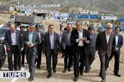 بازدید معاونان وزیر بهداشت و معاون توسعه دانشگاه از پروژه ساخت بیمارستان شریعتی جدید